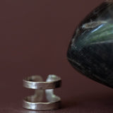 Bague Noah Argent Martelée Ajustable Bagues Monsieur Simone