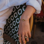 Bague Théia Or Fleur Ajustable Bagues Monsieur Simone