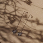 Boucles d'Oreilles Pendantes Héra Argent Feuilles Boucles d'Oreilles Monsieur Simone