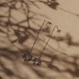 Boucles d'Oreilles Pendantes Héra Argent Feuilles Boucles d'Oreilles Monsieur Simone