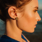 Boucles d'Oreilles Puces Aglaé Argent Fleurs Boucles d'Oreilles Monsieur Simone
