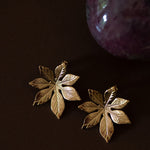 Boucles d'Oreilles Puces Chloris Or Fleurs Boucles d'Oreilles Monsieur Simone
