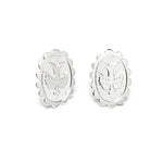 Boucles d'Oreilles Puces Thémis Colombes Argent Boucles d'Oreilles Monsieur Simone