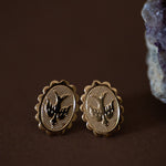 Boucles d'Oreilles Puces Thémis Colombes Or Boucles d'Oreilles Monsieur Simone
