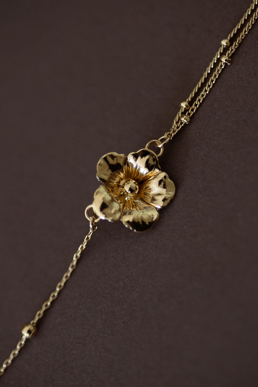 Bracelet Gaïa Or Fleur Bracelets Monsieur Simone