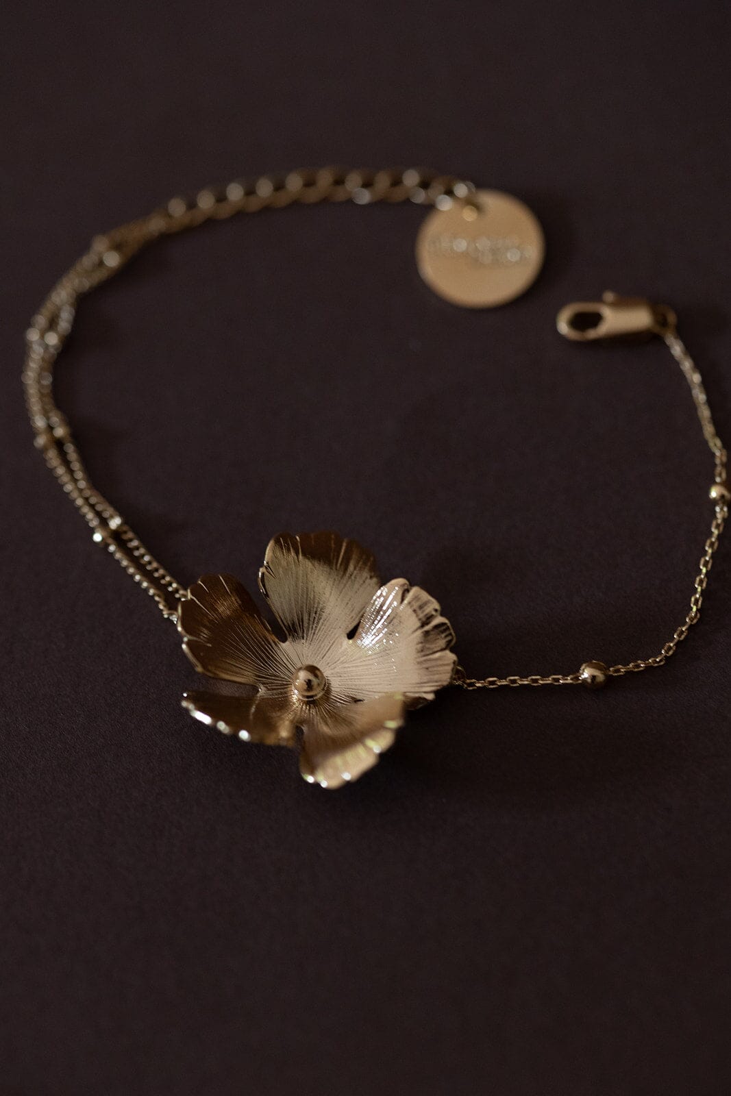 Bracelet Orphée Or Fleur Bracelets Monsieur Simone