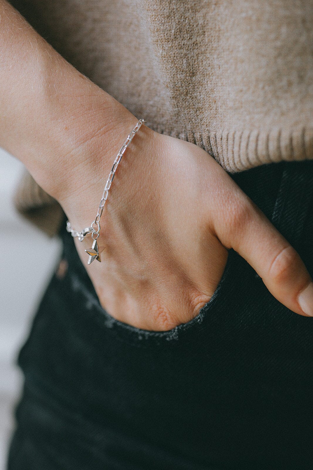 Bracelet Raoul Argent Étoile Bracelets Monsieur Simone
