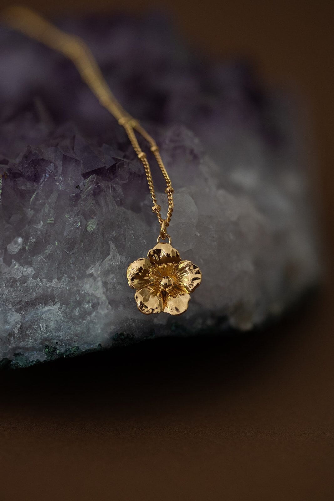 Collier Gaïa Or Fleur Colliers Monsieur Simone