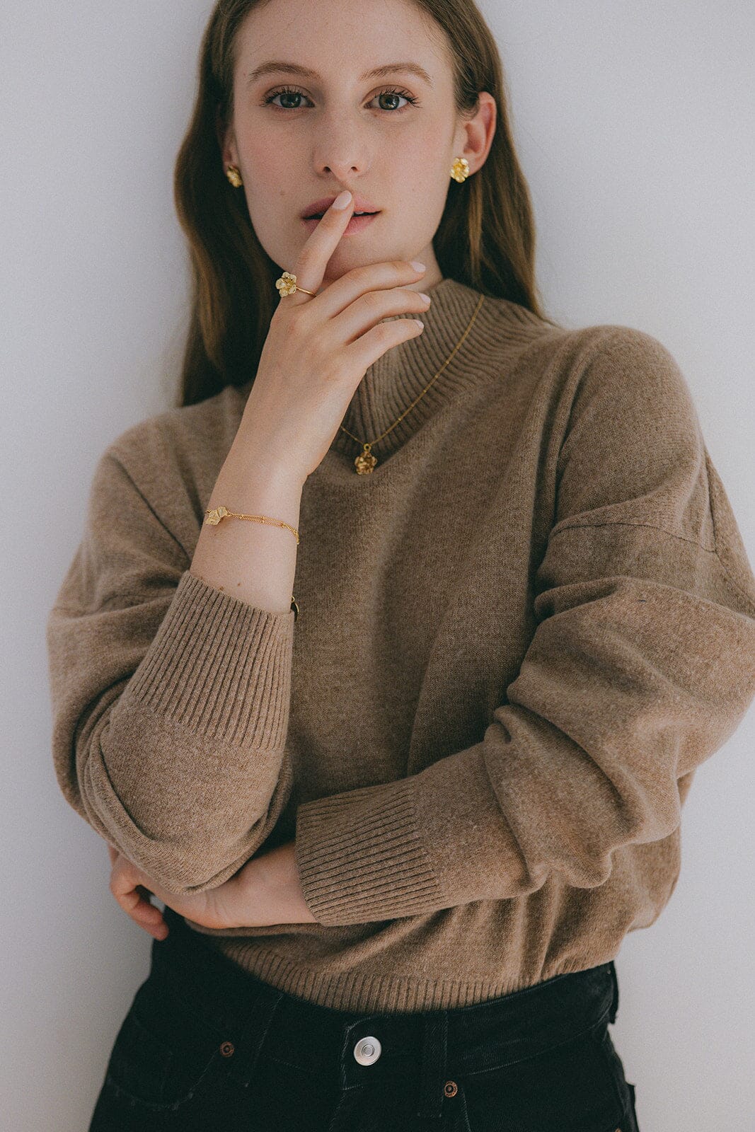 Collier Gaïa Or Fleur Colliers Monsieur Simone