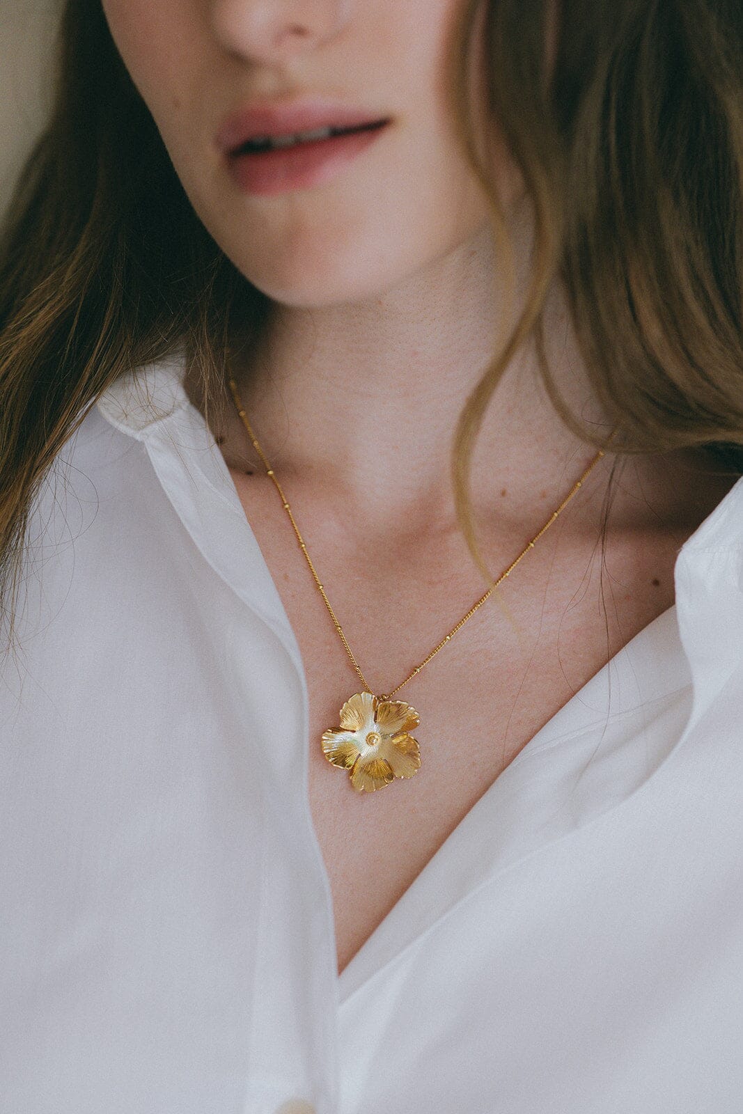 Collier Orphée Argent Fleur Colliers Monsieur Simone