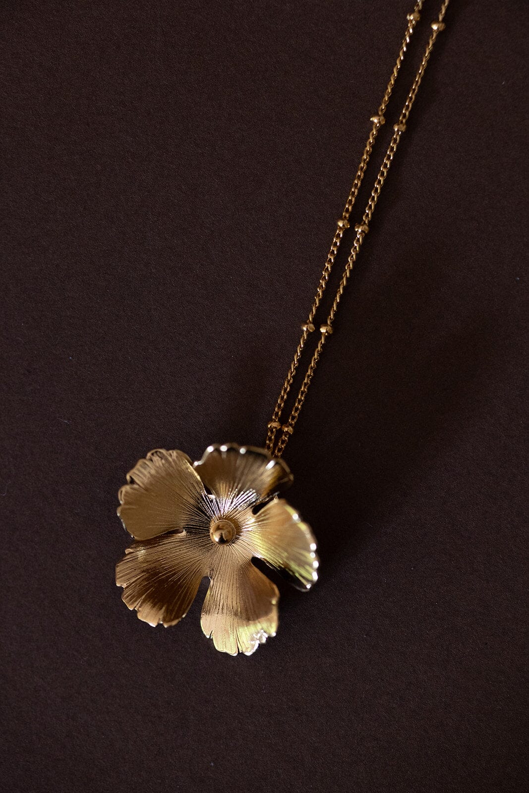 Collier Orphée Or Fleur Colliers Monsieur Simone