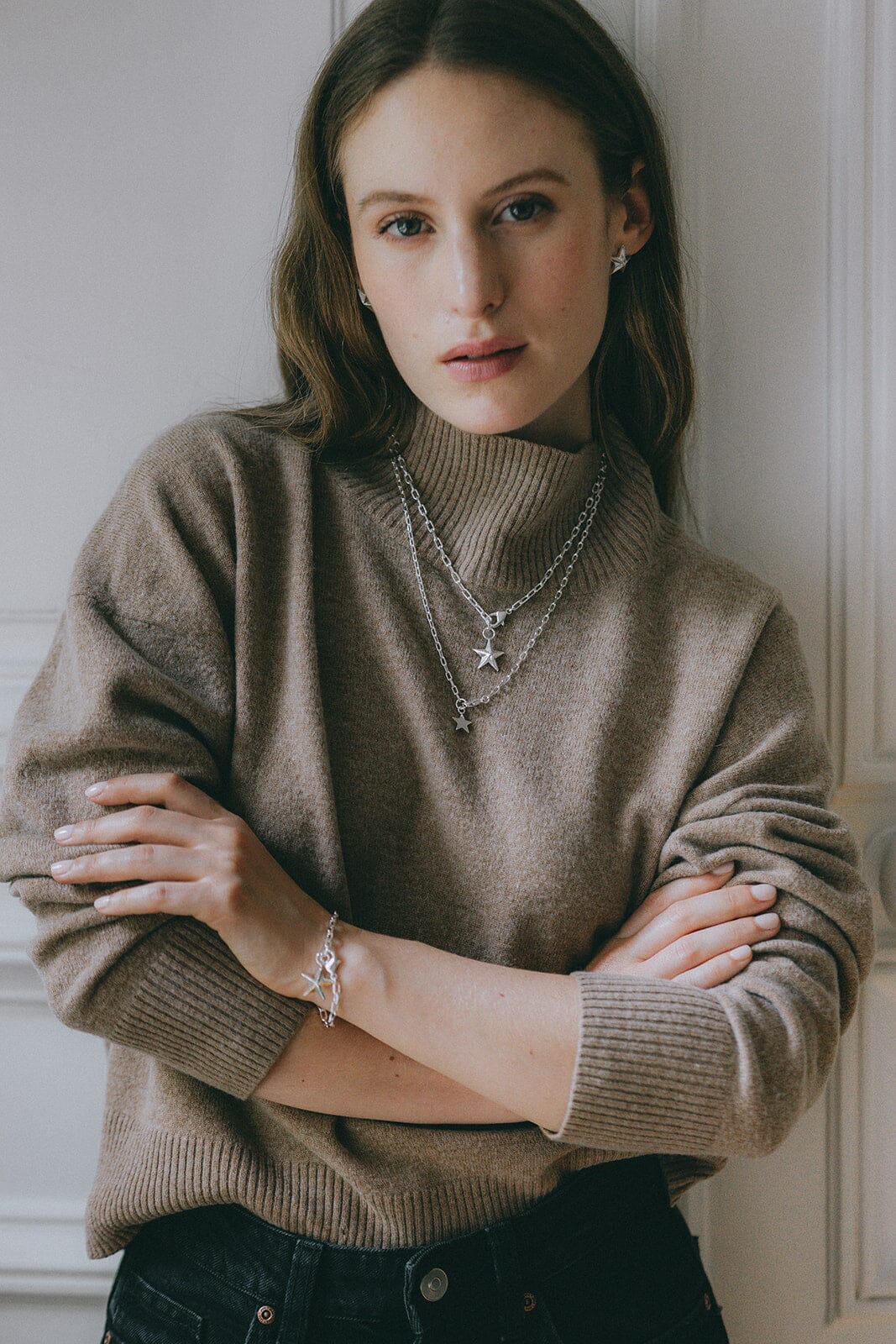 Collier Raoul Argent Étoile Colliers Monsieur Simone
