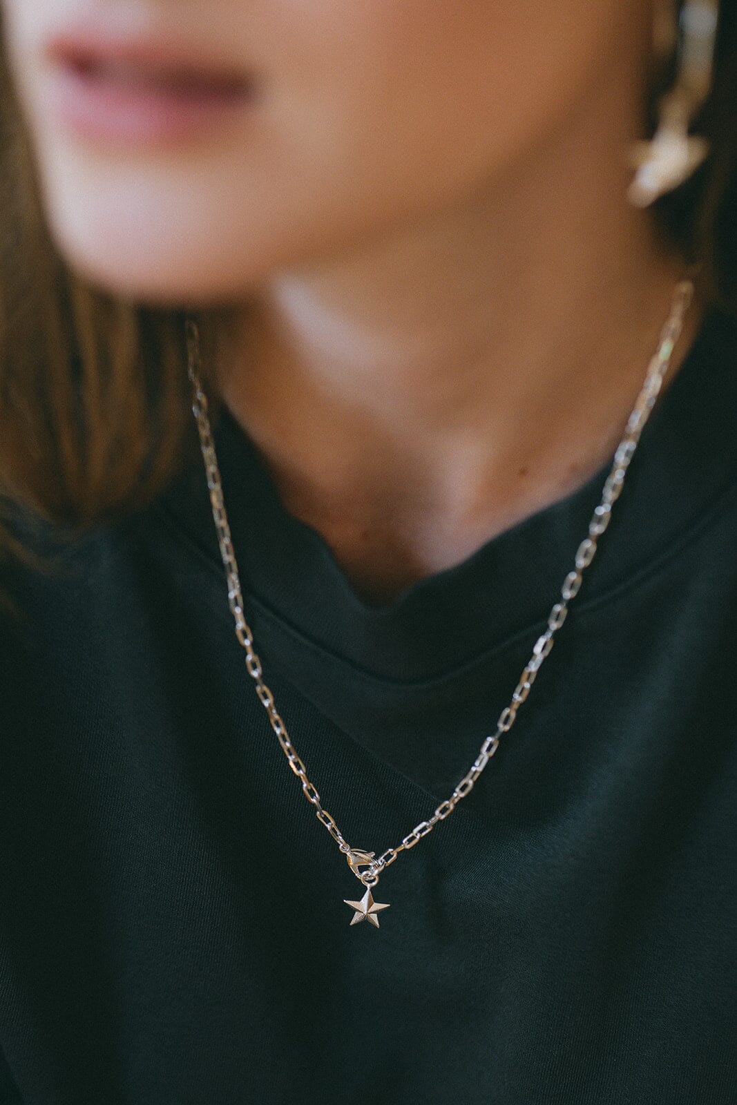Collier Raoul Argent Étoile Colliers Monsieur Simone