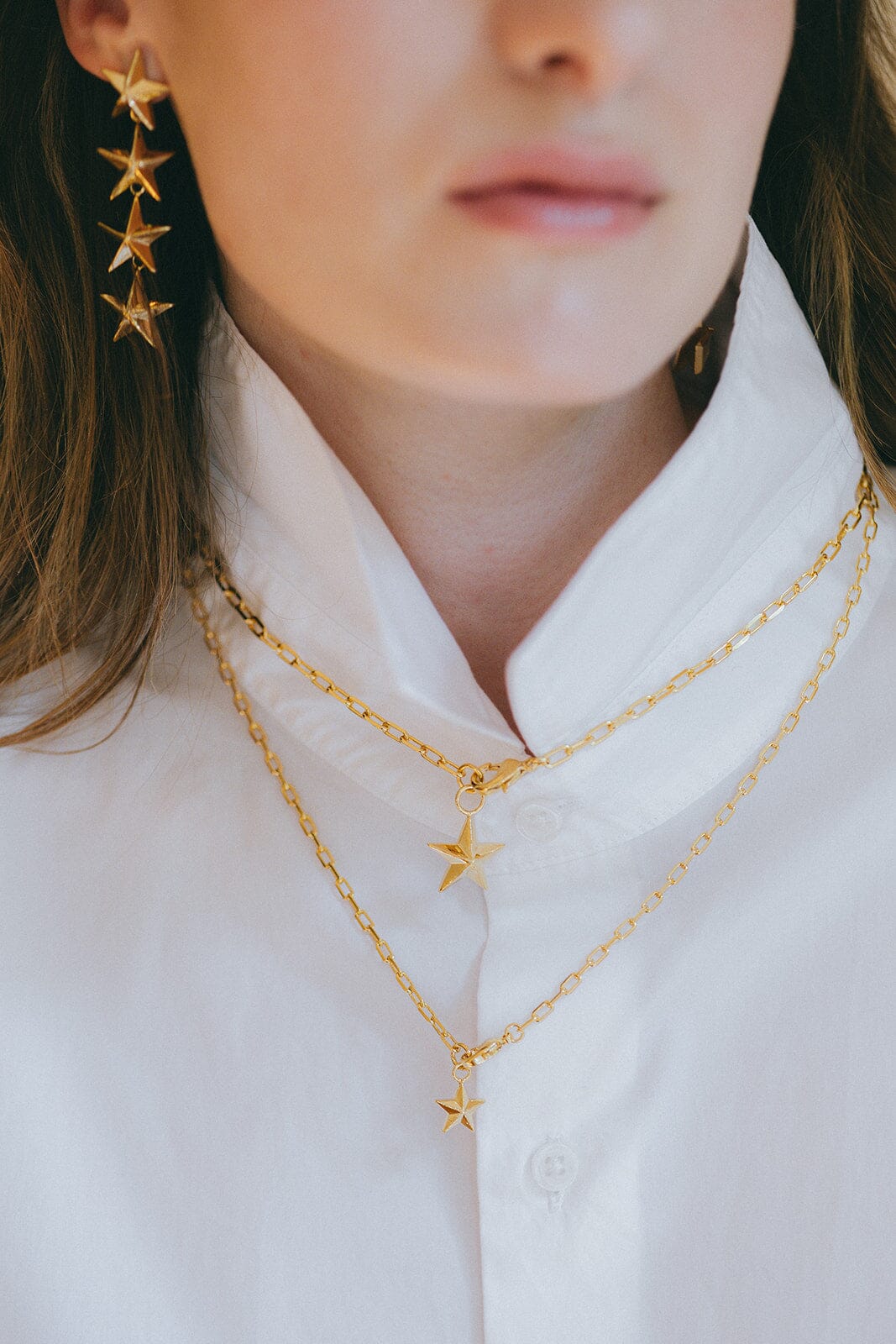 Collier Raoul Or Étoile Colliers Monsieur Simone