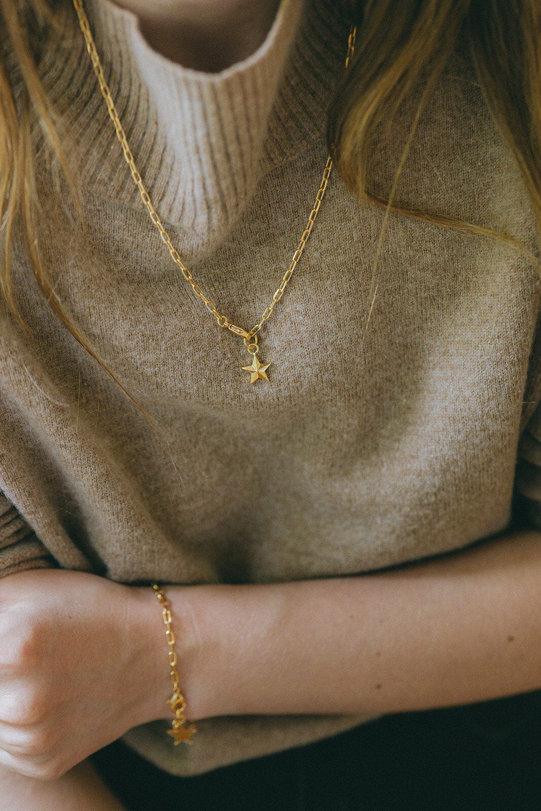 Collier Raoul Or Étoile Colliers Monsieur Simone