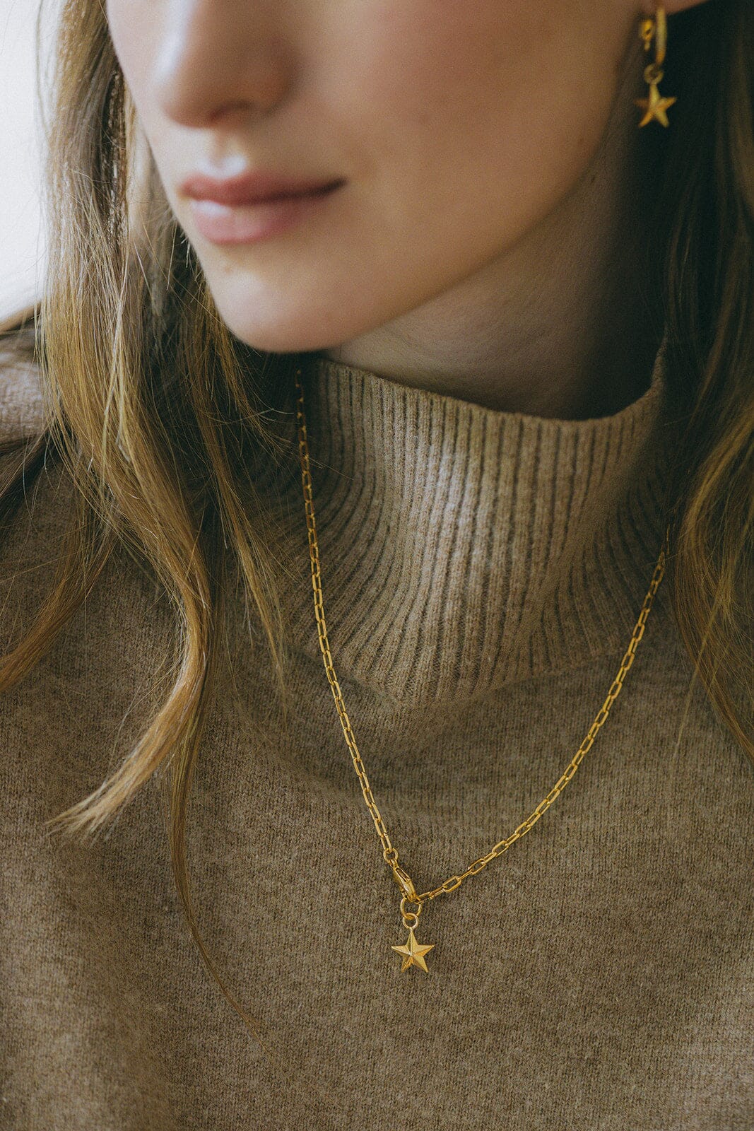 Collier Raoul Or Étoile Colliers Monsieur Simone