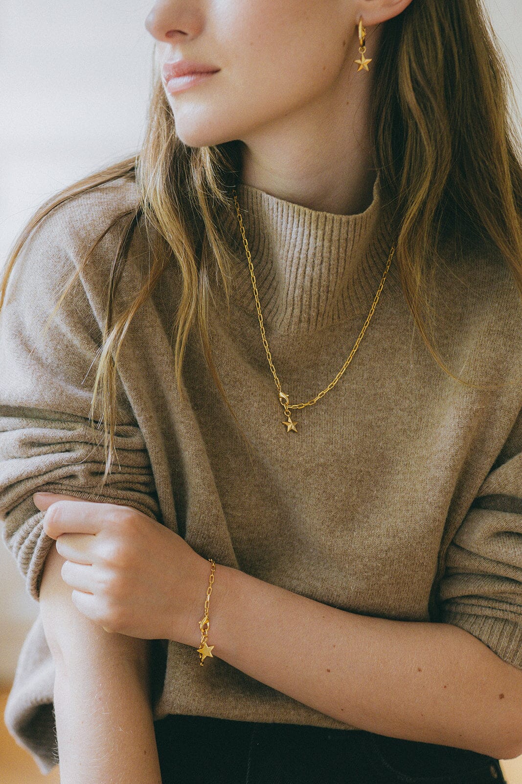 Collier Raoul Or Étoile Colliers Monsieur Simone