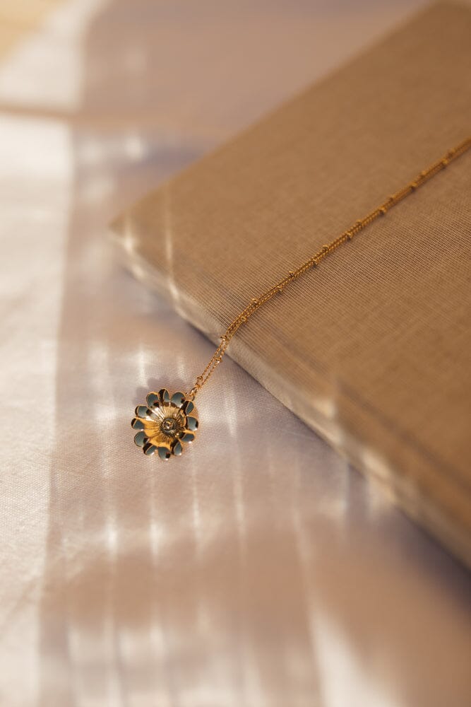 Collier Théia Or Fleur Colliers Monsieur Simone