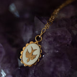 Collier Thémis Colombe Or Ivoire Colliers Monsieur Simone