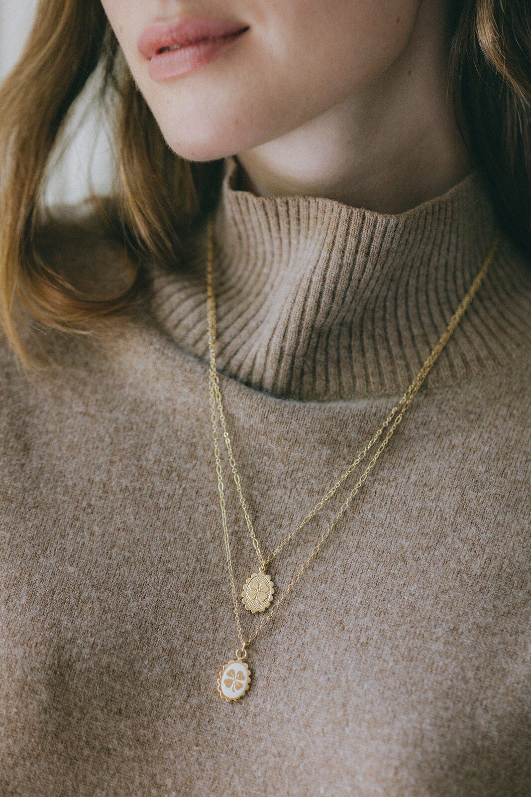 Collier Thémis Trèfle Argent Colliers Monsieur Simone