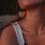 Créoles Aphrodite Or Coeur Boucles d'Oreilles Monsieur Simone