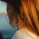 Créoles Hestia Argent Ronds Martelés Boucles d'Oreilles Monsieur Simone