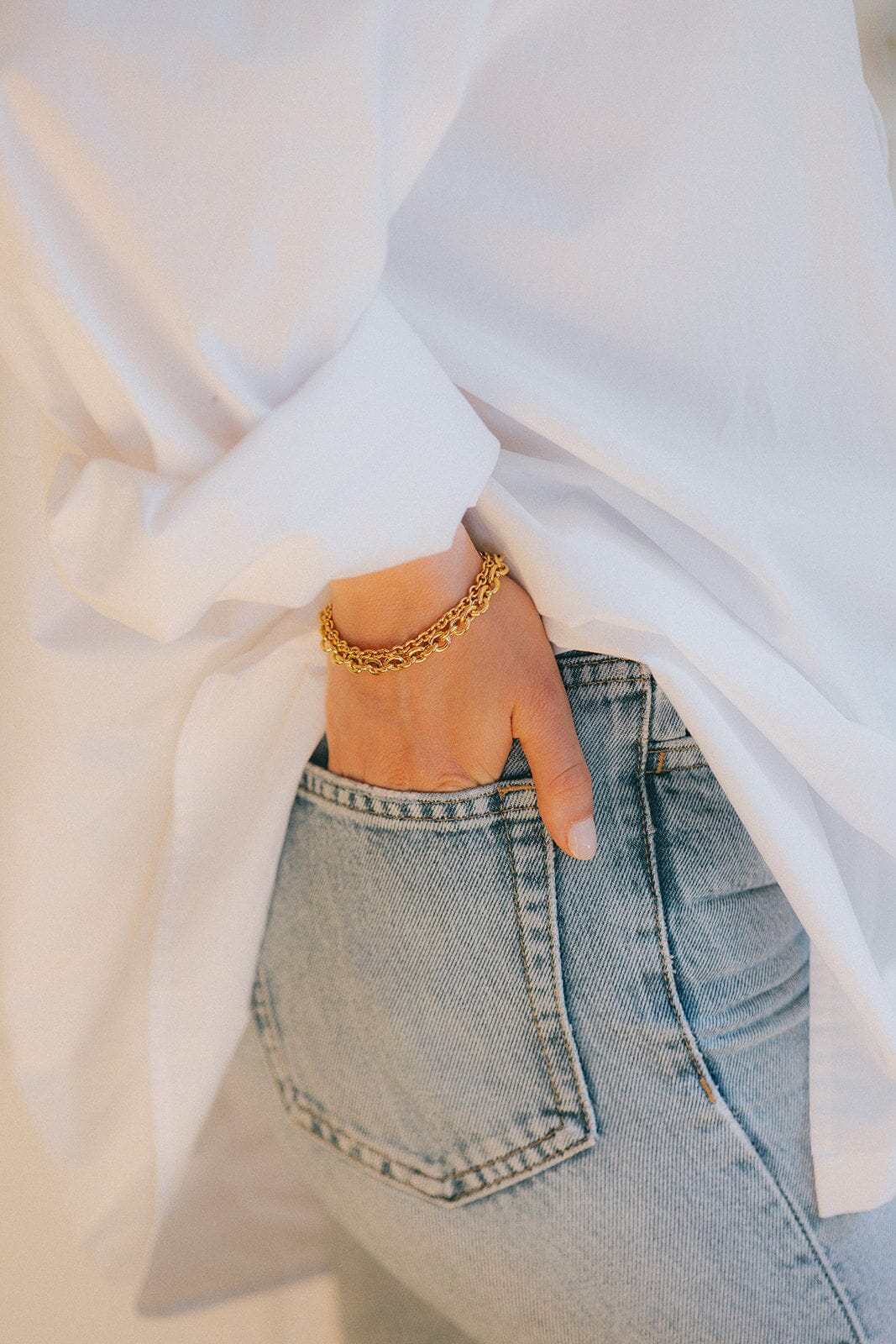 Maxi Bracelet Gaston Or Bracelets Monsieur Simone