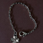 Maxi Bracelet Léon Argent Trèfle Bracelets Monsieur Simone
