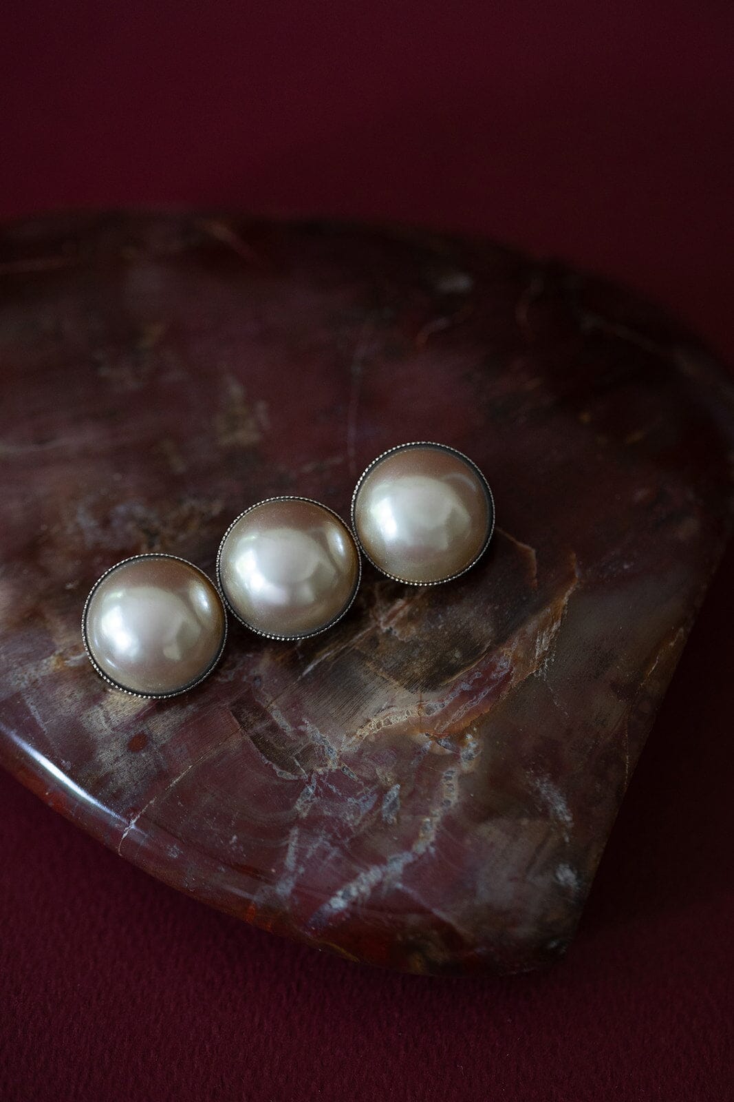 Maxi Broche Nélya Argent Perles Accessoires Monsieur Simone