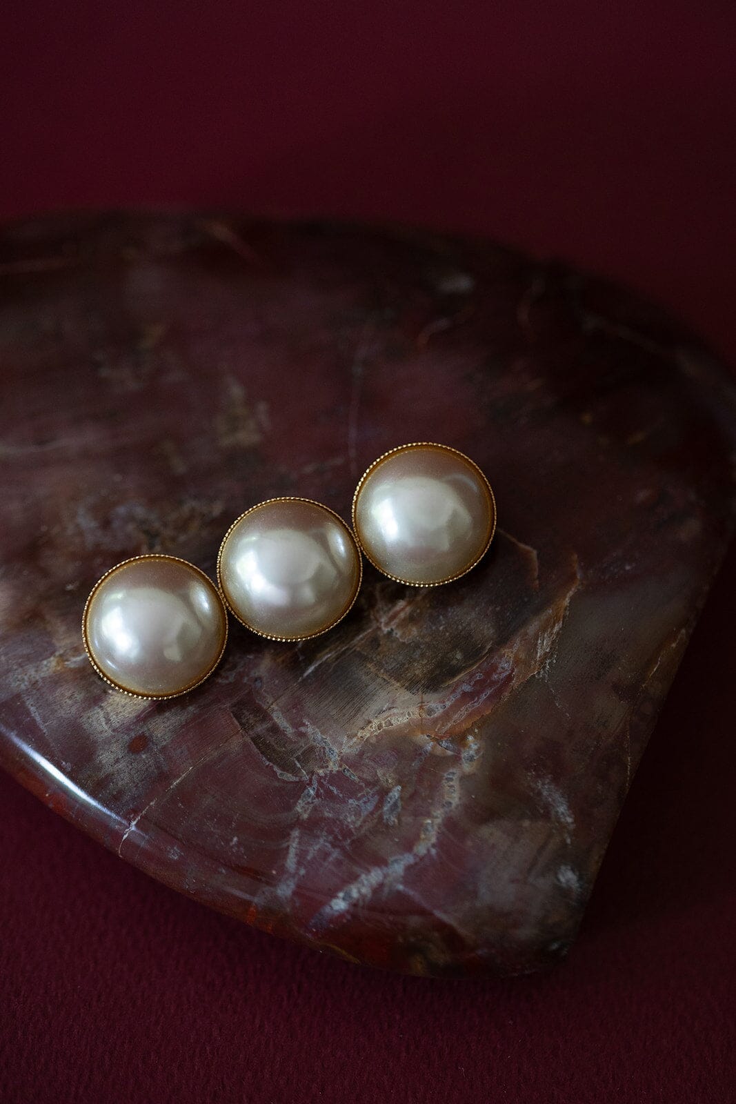 Maxi Broche Nélya Or Perles Accessoires Monsieur Simone