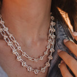 Maxi Collier Athéna Argent Colliers Monsieur Simone