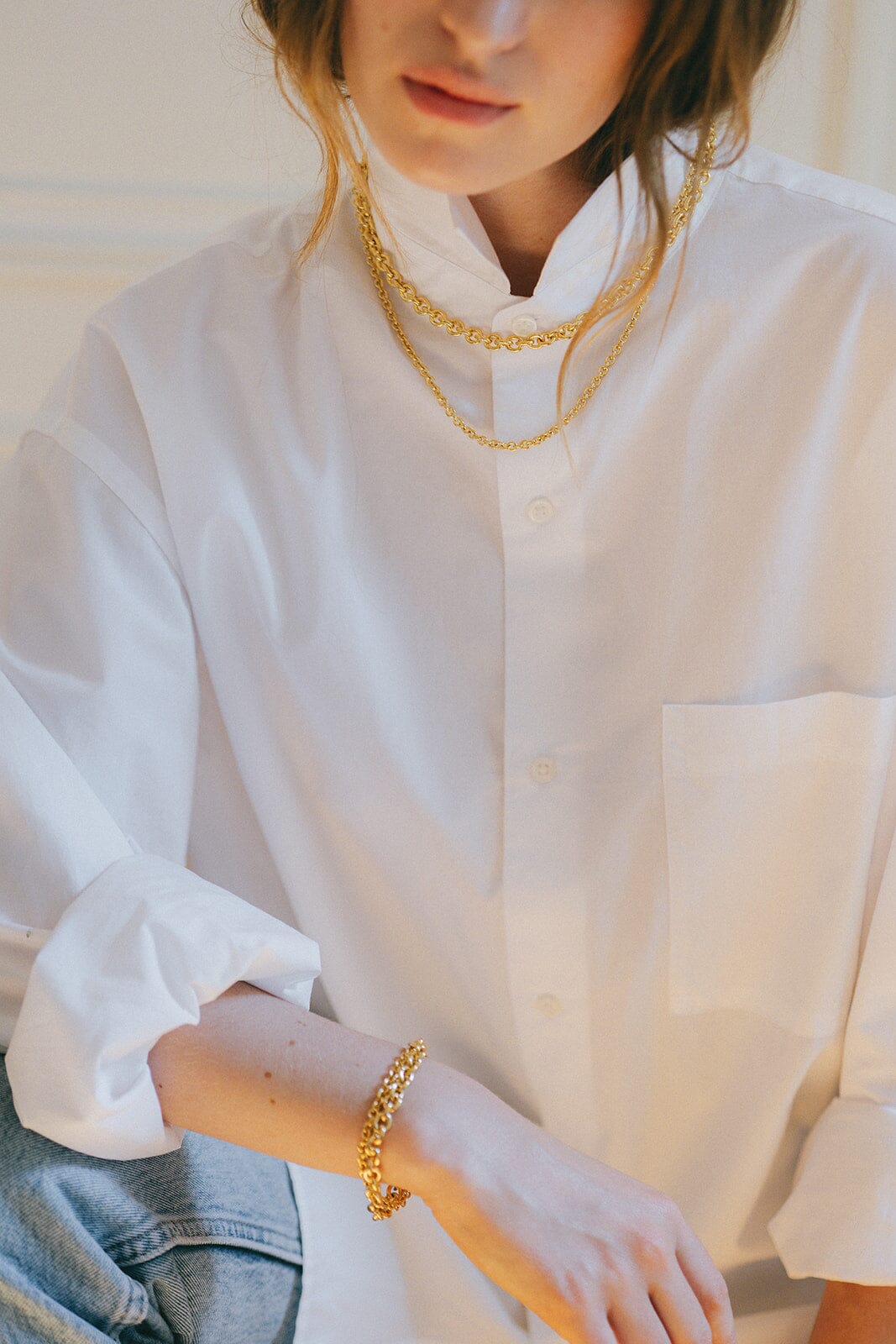 Maxi Collier Gaston Or Colliers Monsieur Simone