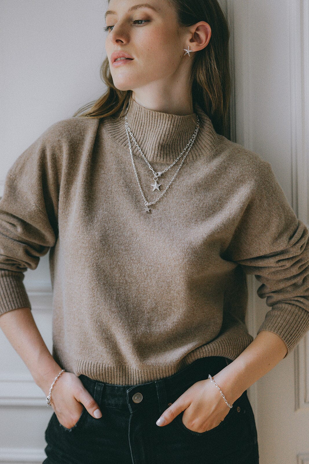 Maxi Collier Raoul Argent Étoile Colliers Monsieur Simone