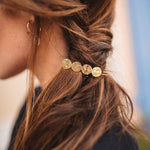 Mini Barrette Hestia Or Ronds Martelés Accessoires Monsieur Simone