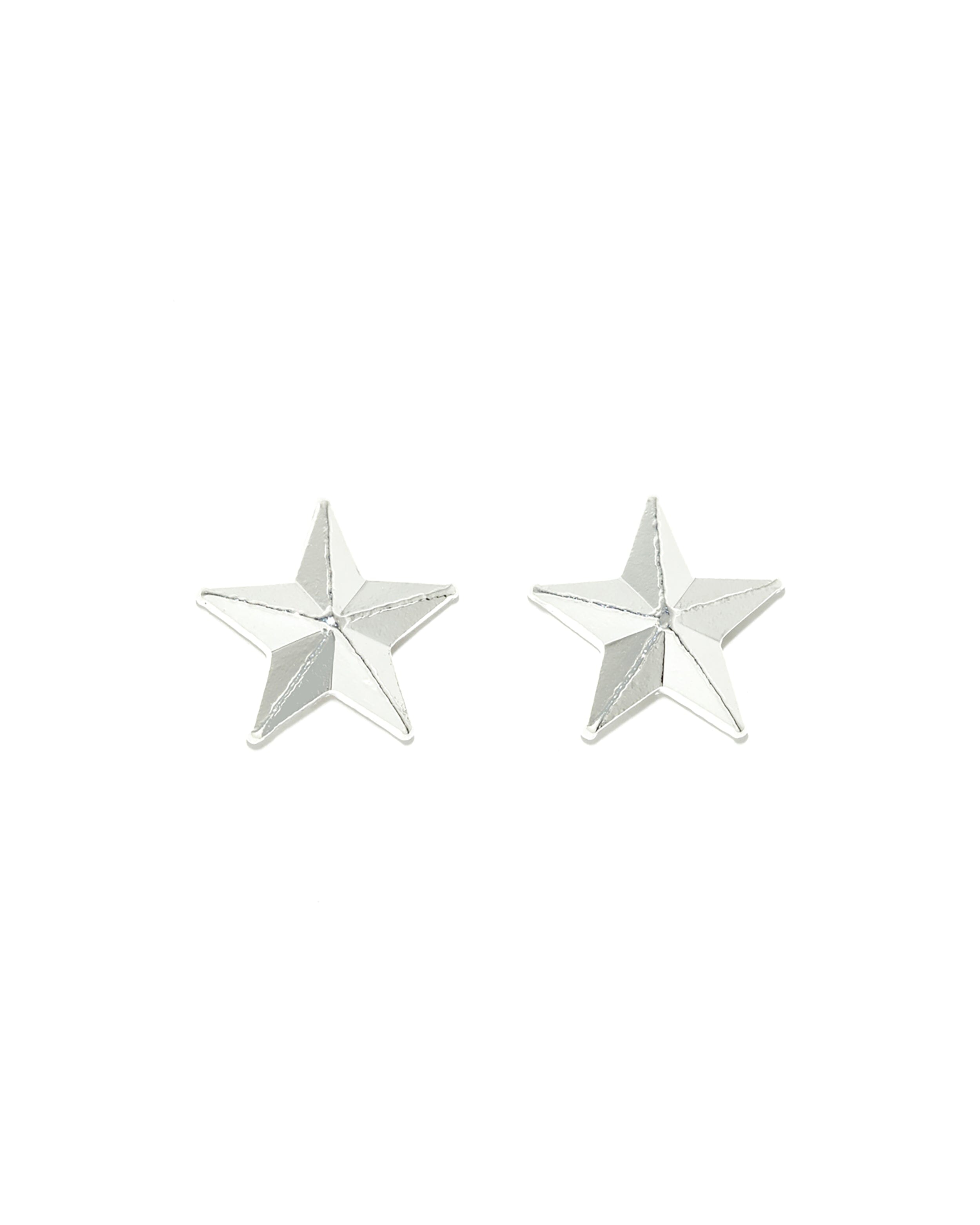 Mini Boucles d'Oreilles Puces Raoul Argent Étoiles Boucles d'oreilles Monsieur Simone