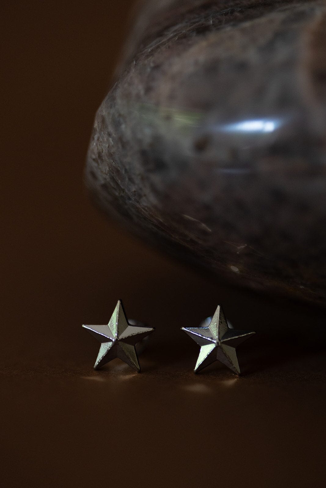 Mini Boucles d'Oreilles Puces Raoul Argent Étoiles Boucles d'oreilles Monsieur Simone
