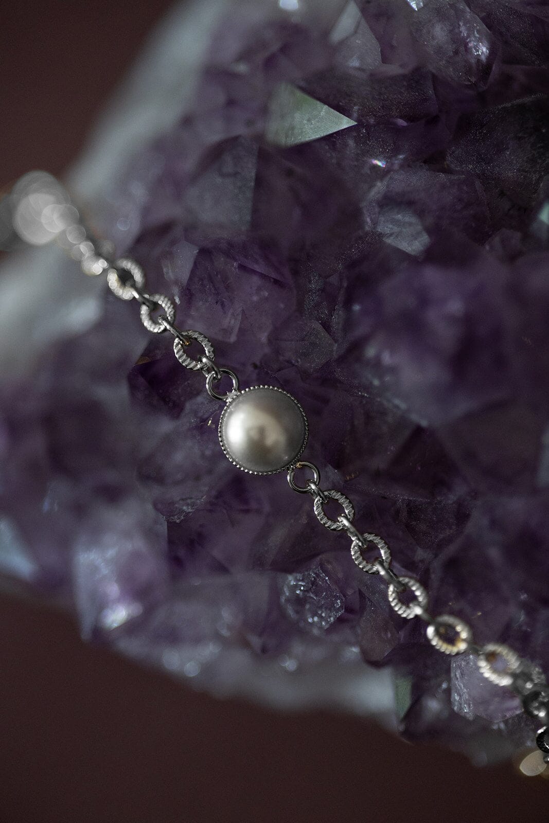 Mini Bracelet Nélya Argent Perle Bracelets Monsieur Simone