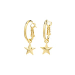 Mini Créoles Raoul Or Étoiles Boucles d'oreilles Monsieur Simone