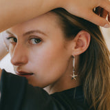 Petites Créoles Raoul Argent Étoiles Boucles d'oreilles Monsieur Simone