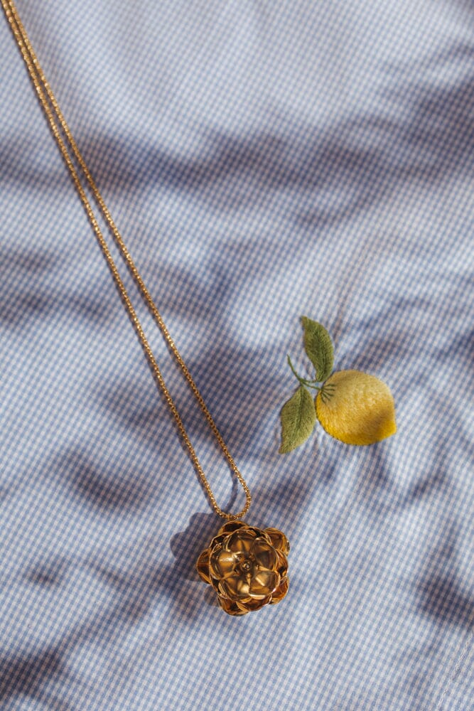 Sautoir Aglaé Or Fleur Colliers Monsieur Simone