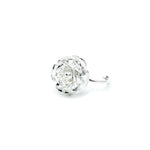 Bague Aglaé Argent Fleur Ajustable Bagues Monsieur Simone