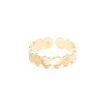 Bague Eliott Or Martelée Ajustable Bagues Monsieur Simone