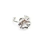 Bague Gaïa Argent Fleur Ajustable Bagues Monsieur Simone
