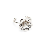 Bague Gaïa Argent Fleur Ajustable Bagues Monsieur Simone