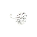 Bague Maïa Argent Fleur Ajustable Bagues Monsieur Simone