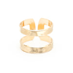 Bague Noah Or Martelée Ajustable Bagues Monsieur Simone