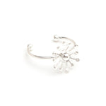 Bague Rhéa Argent Flocon Ajustable Bagues Monsieur Simone