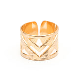 Bague Zak Or Martelée Ajustable Bagues Monsieur Simone