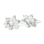 Barrette Hespéris Argent Fleurs Accessoires Monsieur Simone