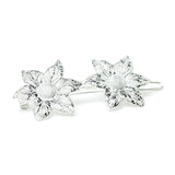 Barrette Hespéris Argent Fleurs Accessoires Monsieur Simone